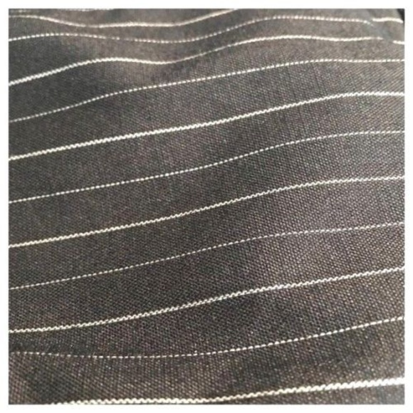 ❤️ Navy Blue Stripe Wide Leg Ruffle Jumpsuit - Picture 7 of 7